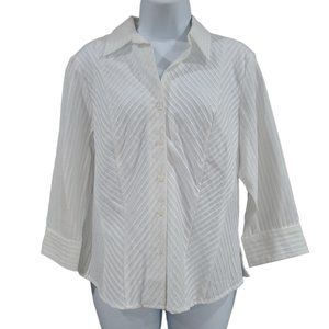 COLDWATER CREEK 3/4 Sleeve Shirt  Size S